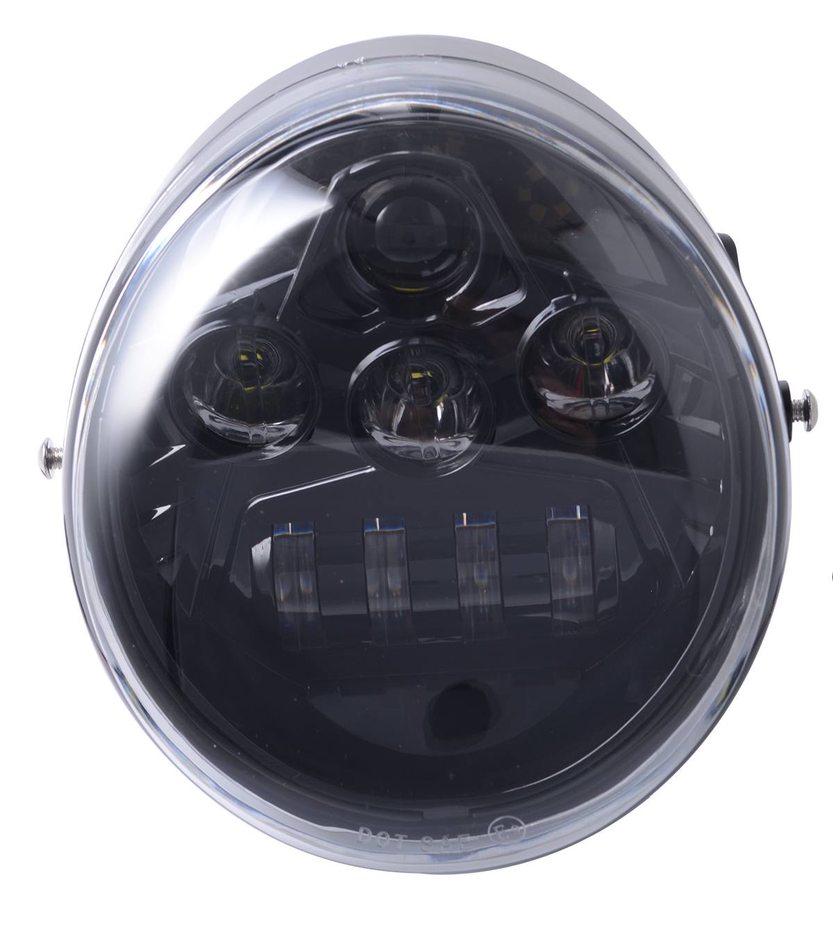 HogLights Australia Headlights Black VRSC/V-Rod HogLight with DRL