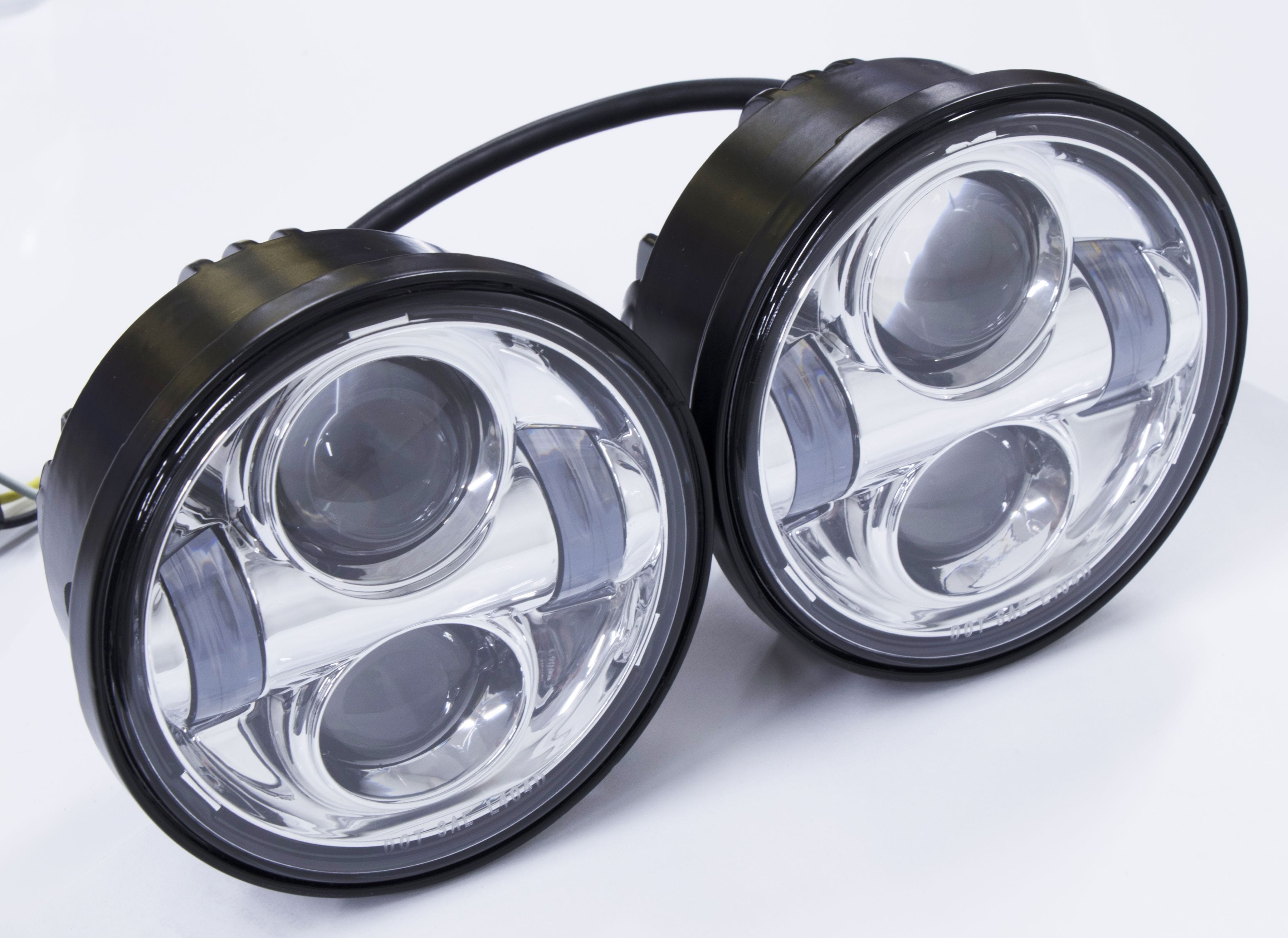 Motorcycle Headlights - Fat Bob LED Headlights