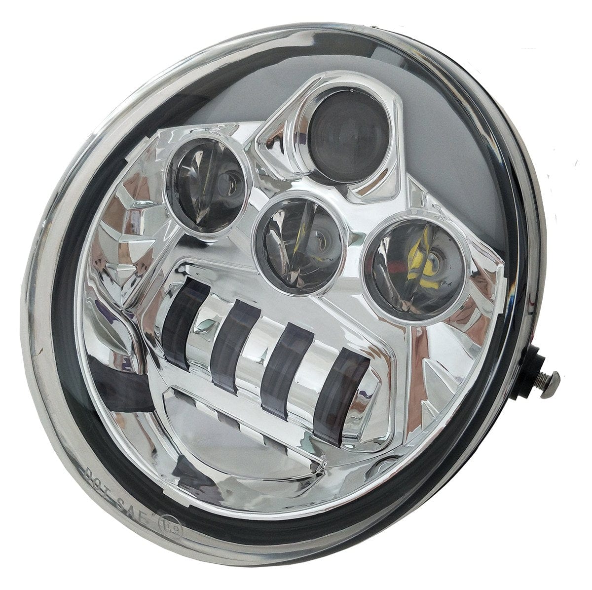 HogLights Australia Headlights Chrome VRSC/V-Rod HogLight with DRL