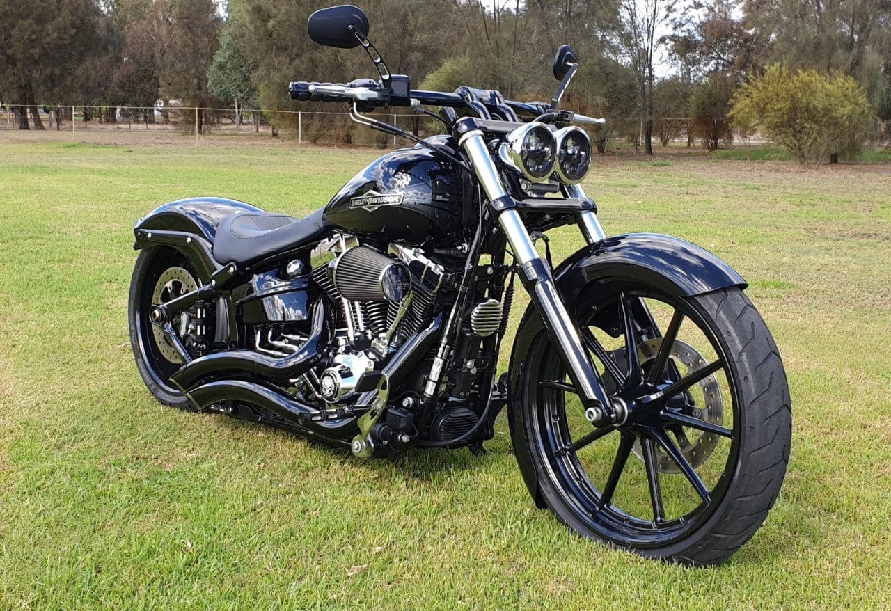 HogLights Australia Headlights Fat Bob LED HogLight