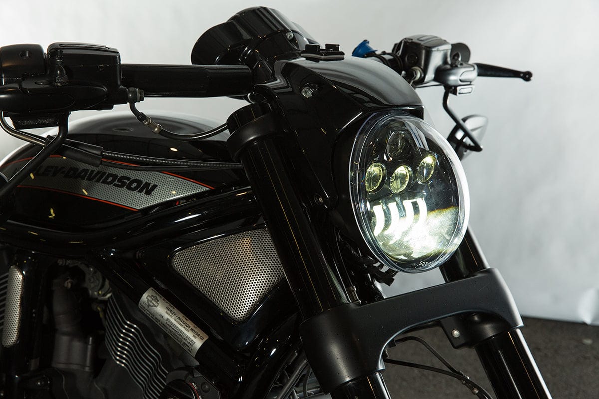 VOSICKY(ボスキー) オートバイ ハーレー ダビッドソン Vロッド LED ヘッドライト V-ROD シリーズ VRSC VRSCA - 2