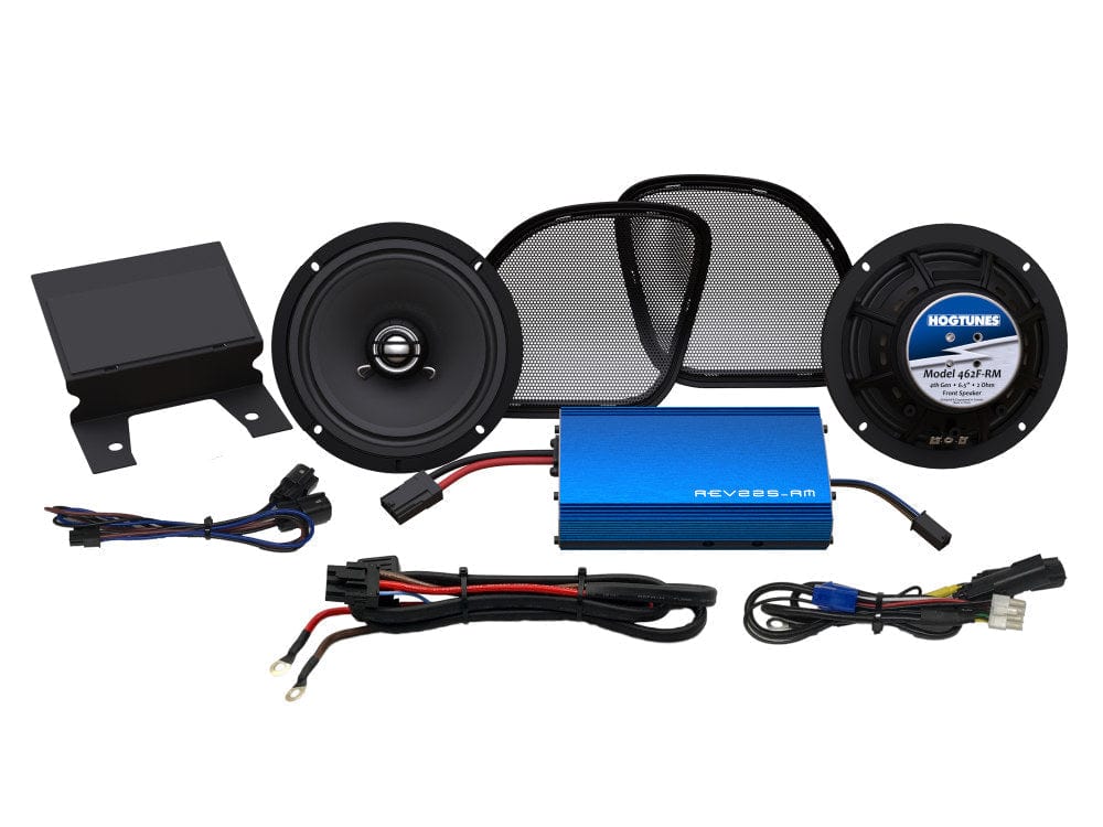 HogTunes Audio - Bundles Hogtunes G4 RG Kit-RM Amp/Speaker Kit - 2015 up Road Glide Models