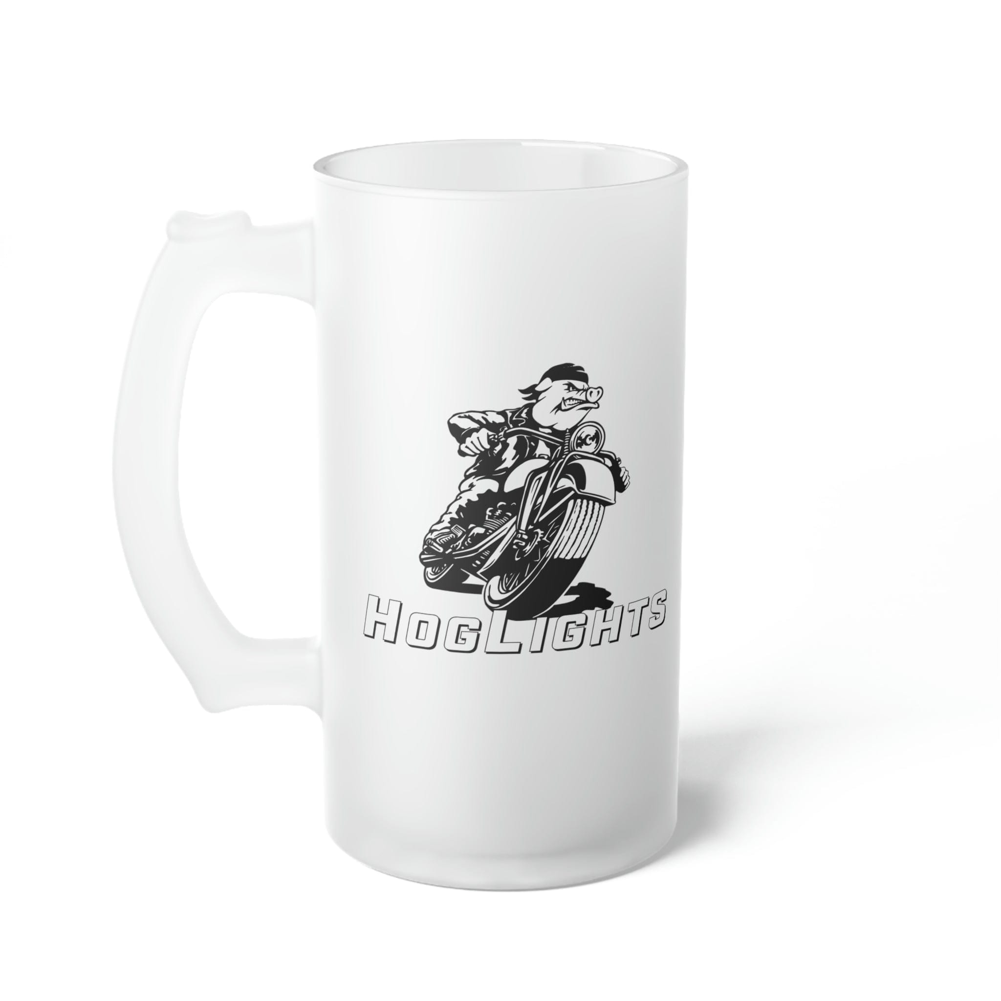 Printify Swag & Apparel 16oz / Frosted Frosted Glass Beer Mug