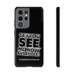 Printify Swag & Apparel Samsung Galaxy S21 Ultra / Glossy "Can You See Me Now" Tough Phone Cases