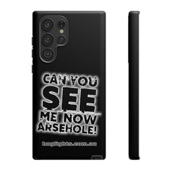 Printify Swag & Apparel Samsung Galaxy S22 Ultra / Matte "Can You See Me Now" Tough Phone Cases