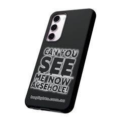 Printify Swag & Apparel Samsung Galaxy S23 Plus / Matte "Can You See Me Now" Tough Phone Cases