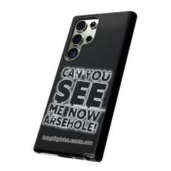 Printify Swag & Apparel Samsung Galaxy S23 Ultra / Glossy "Can You See Me Now" Tough Phone Cases