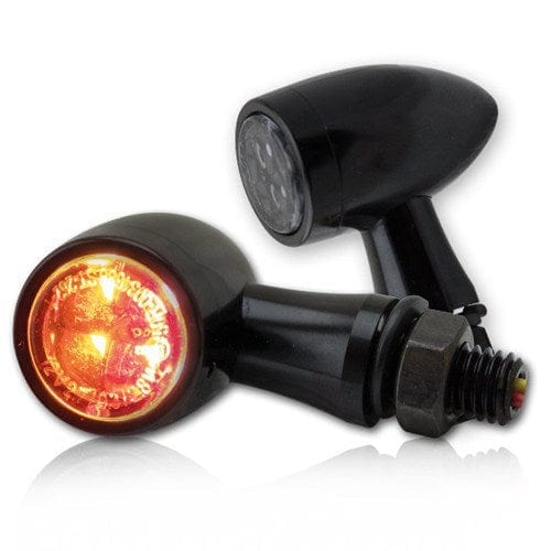 WunderKind Indicators - 3-1 (Run, Brake & Indicators) Black JACK SMD Indicator With 3 in 1 Run & Brake Light