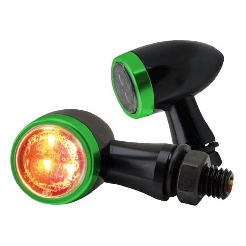 WunderKind Indicators - 3-1 (Run, Brake & Indicators) Green JACK SMD Indicator With 3 in 1 Run & Brake Light